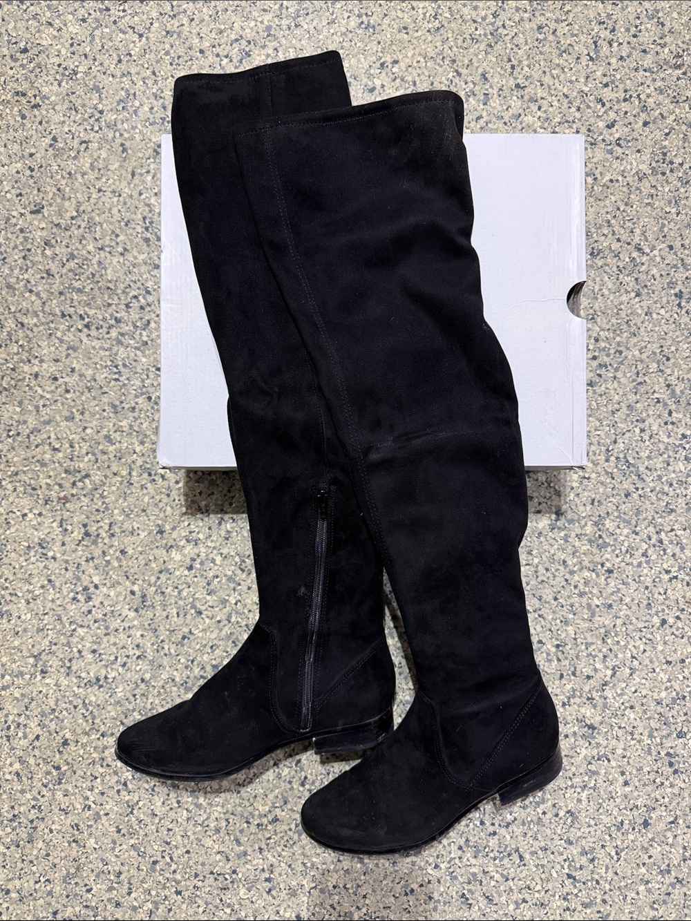 Aldo Over-the-Knee Women's Black Suede Boots